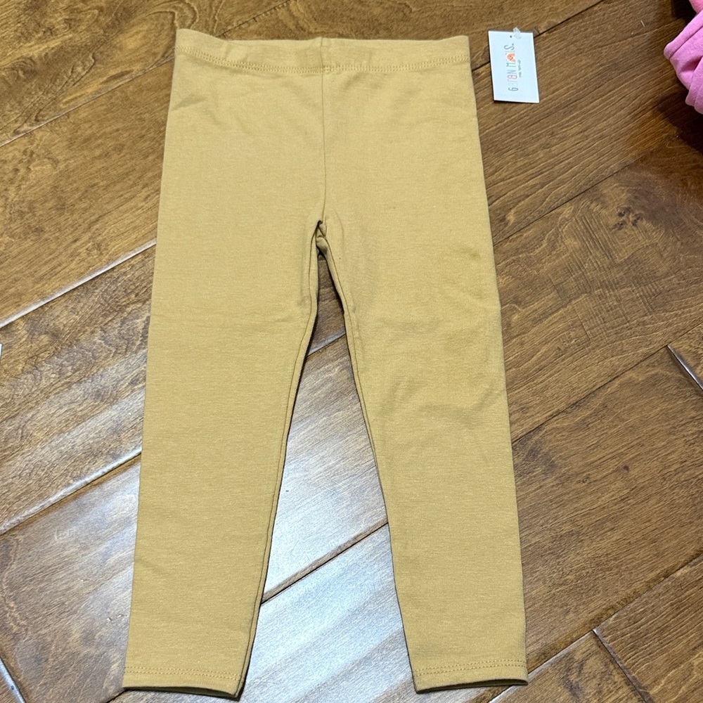 NWT Size 2T Garanimals Apple Cinnamon Tan Leggings